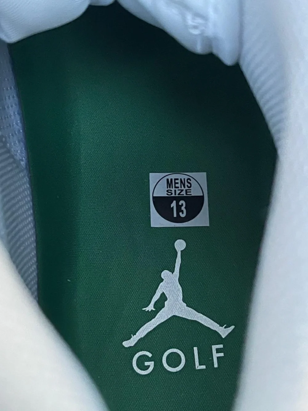 Air Jordan 1 High Golf Metallic Green Size 13 Men's Shoes NIB
